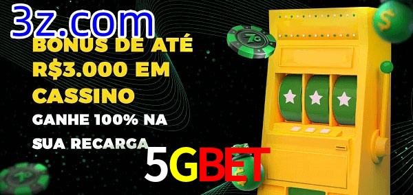 5GBET melhor bônus de depósito